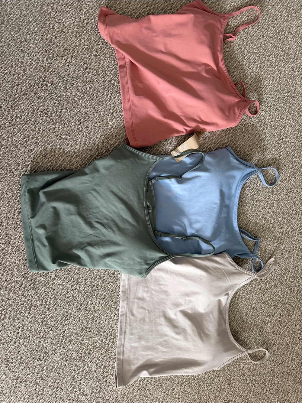 Anko Women’s Scoop Neck Tank Top - Pink, Sage, Blue, Cream